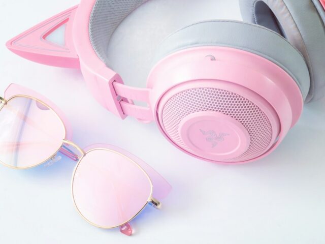 Casque audio bluetooth rose gold