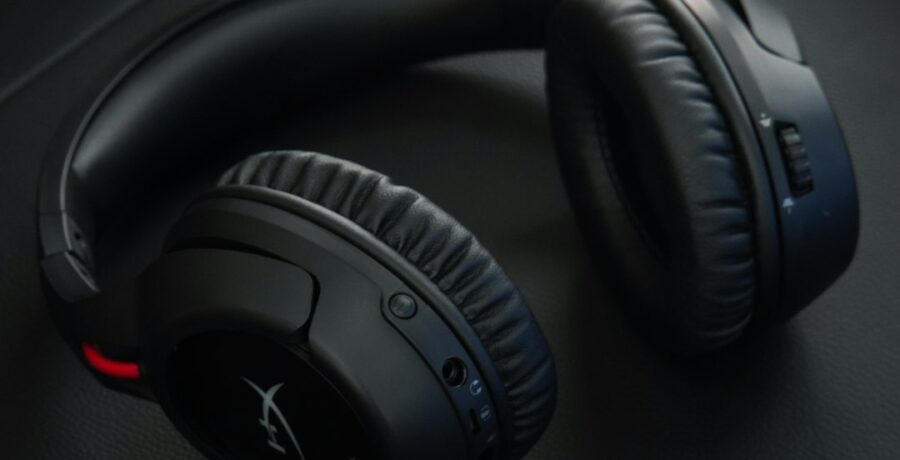 Casque gaming sans fil noir