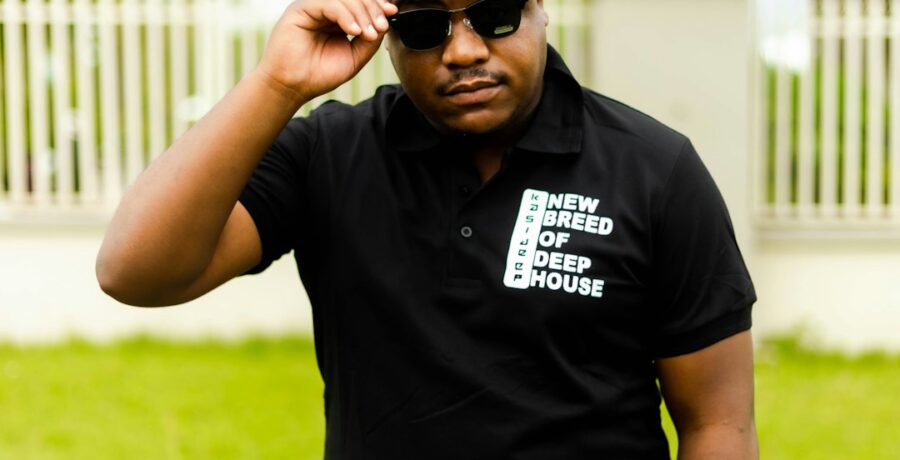 Polo noir homme Chrom Paris manches courtes