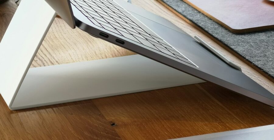 Support ordinateur portable réglable aluminium